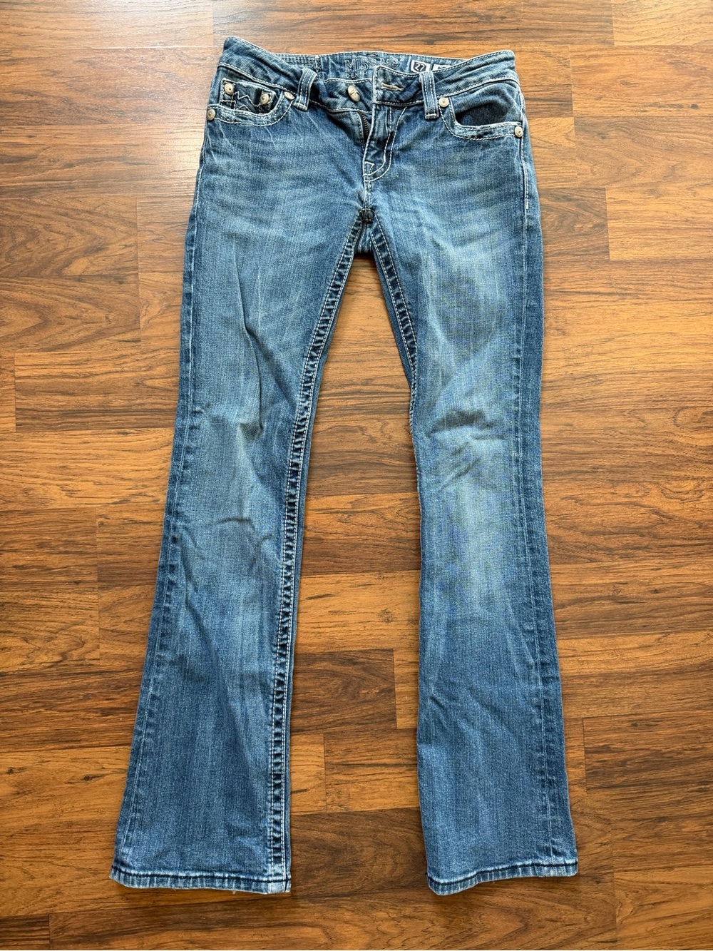 Miss Me Medium Blue Bootcut Jeans